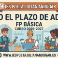 Abierto plazo de admisión a Formación Profesional de Grado Básico