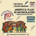 Abierto plazo de solicitud de matrícula de ESO y Bachillerato para alumnos del centro