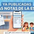 Publicadas las notas de la ESO en Mirador